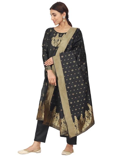 women self design unstitched suit set - 21147193 - Very Small Image - 1