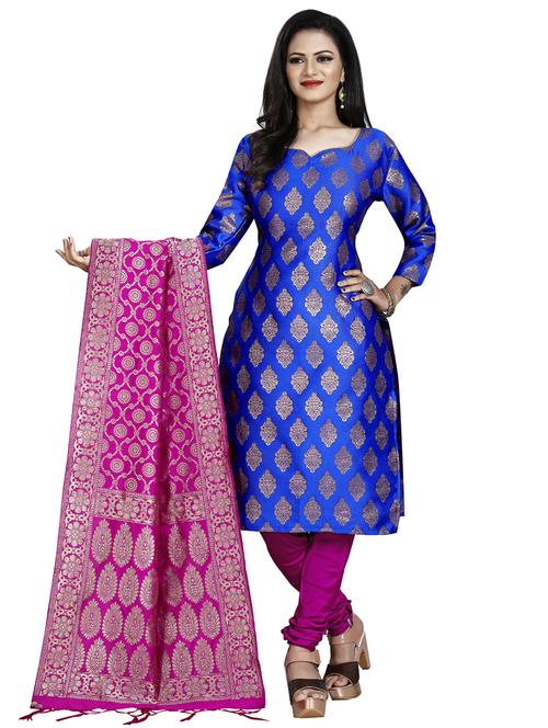 women printed unstitched suit - 21147451 - Very Small Image - 1
