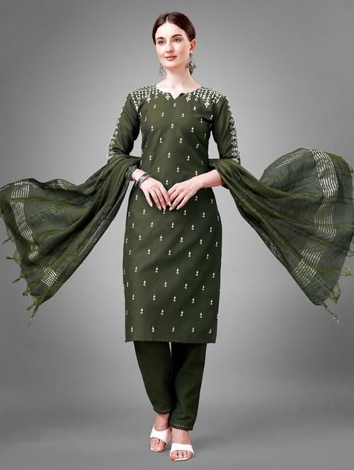 women kurta pant set with dupatta - 21148050 - Very Small Image - 1