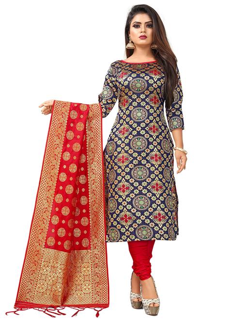 women self-designed unstitched suit - 21149127 - Very Small Image - 1