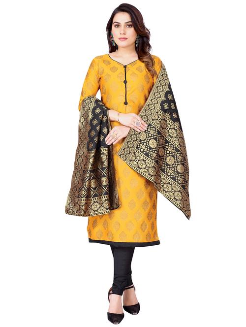 women self design unstitched suit set - 21149430 - Very Small Image - 1