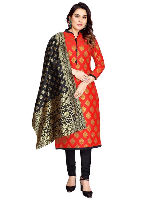women self design unstitched suit set - 21149472 - Very Small Image - 1