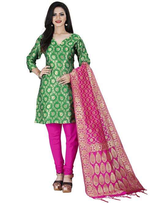 women self design unstitched suit set - 21149507 - Very Small Image - 1