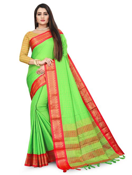 women bordered saree - 21150317 - Very Small Image - 1