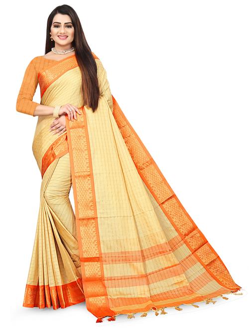 women self design handloom saree - 21150323 - Very Small Image - 1