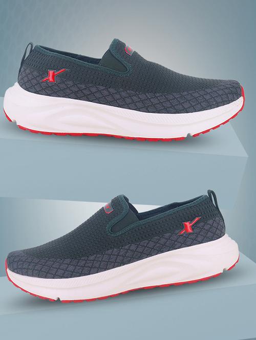 solid green slip on sports shoes - 21150537 - Very Small Image - 1