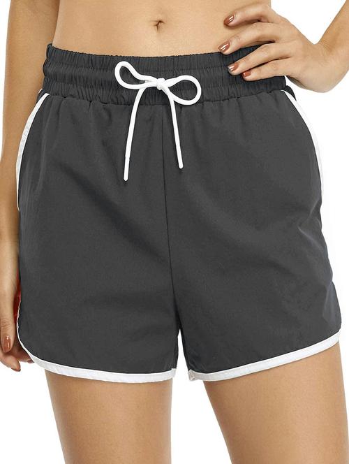 grey cotton blend short - 21150793 - Very Small Image - 1