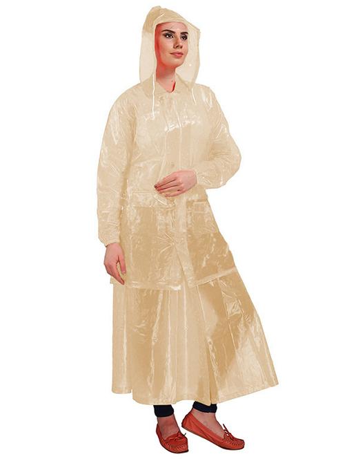 women solid hooded rain coat - 21151115 - Very Small Image - 1