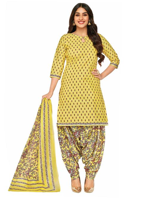 printed kurta salwar with dupatta set - 21153909 - Very Small Image - 1