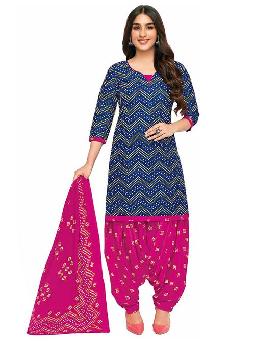 printed kurta salwar with dupatta set - 21153919 - Very Small Image - 1