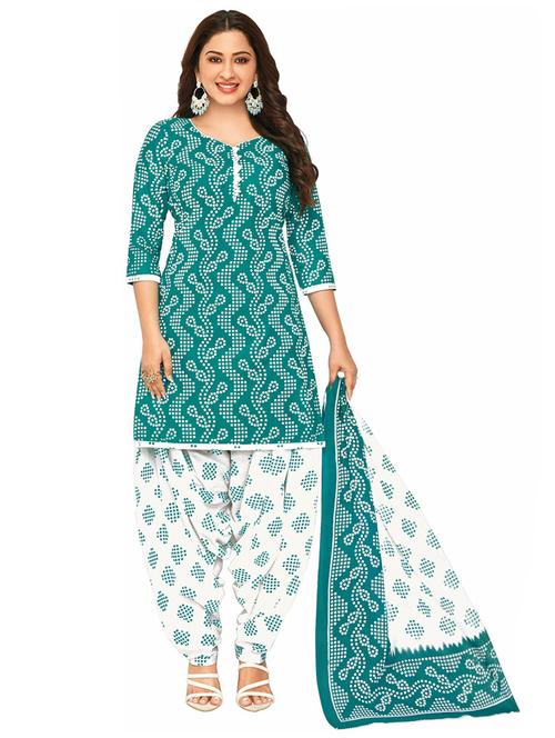 printed kurta salwar with dupatta set - 21153934 - Very Small Image - 1