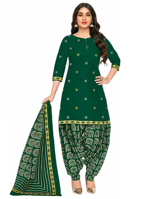 printed kurta salwar with dupatta set - 21153939 - Very Small Image - 1