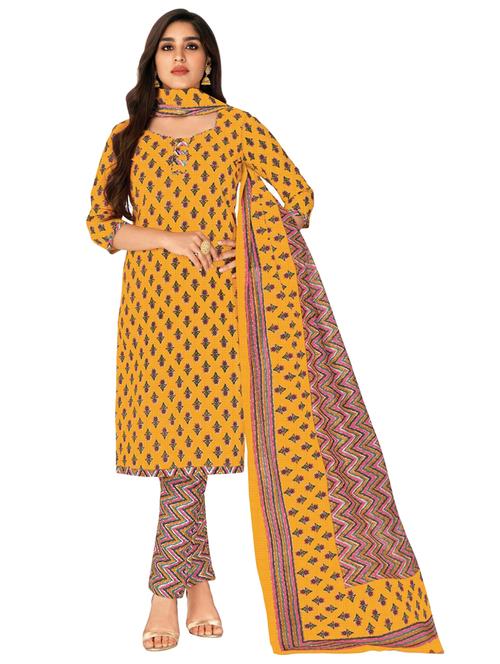 printed kurta bottom with dupatta - 21154210 - Very Small Image - 1