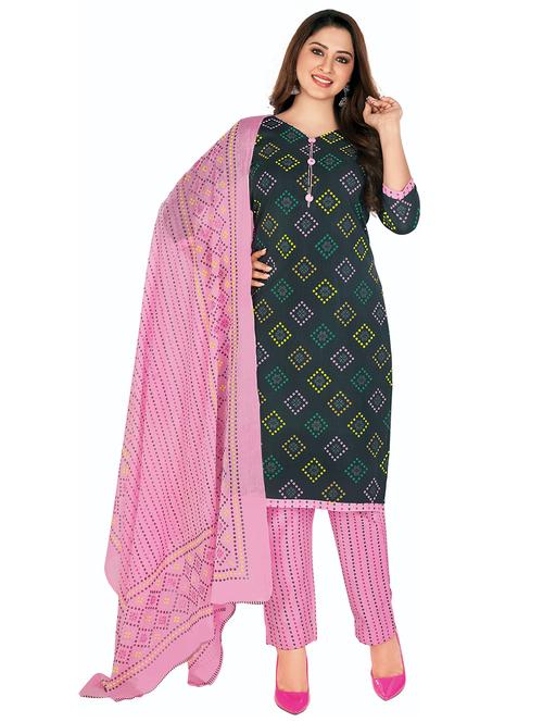 printed kurta bottom with dupatta - 21154375 - Very Small Image - 1