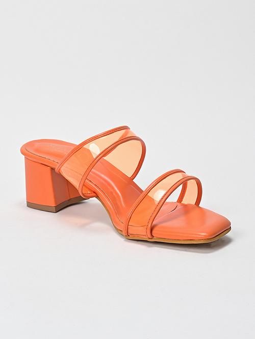 orange slip on sandal - 21154410 - Very Small Image - 1