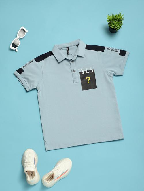 kids short sleeves printed polo t-shirt - 21154622 - Very Small Image - 1