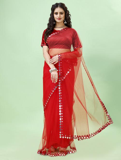 women embellished saree with blouse - 21154824 - Very Small Image - 1