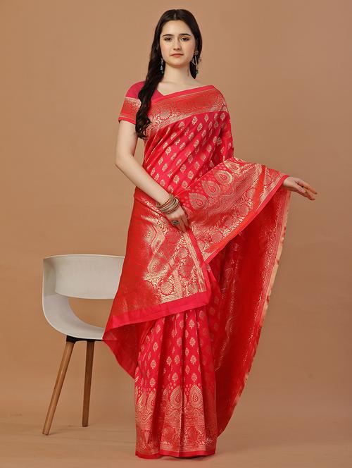 women self design banarasi saree - 21155440 - Very Small Image - 1