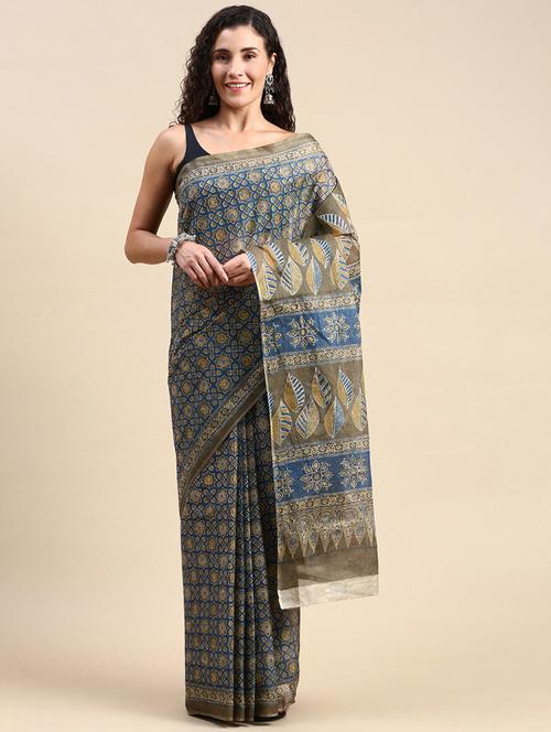 women printed saree - 21158337 - Very Small Image - 1