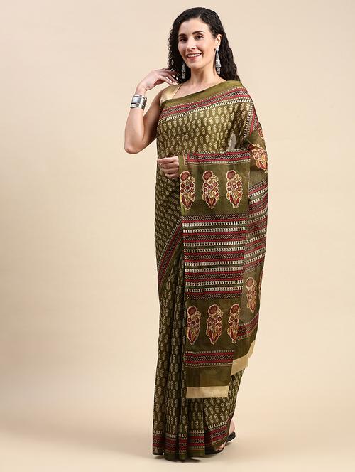 women printed saree - 21158347 - Very Small Image - 1