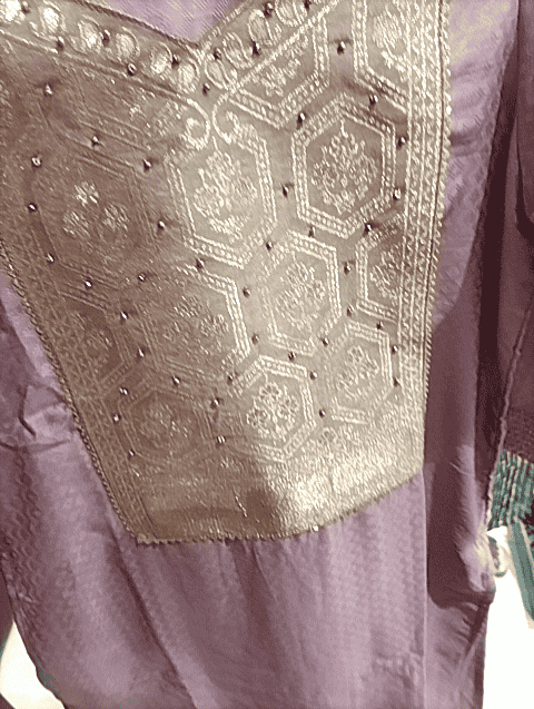 purple poly cotton kurta - 21160207 - Very Small Image - 1
