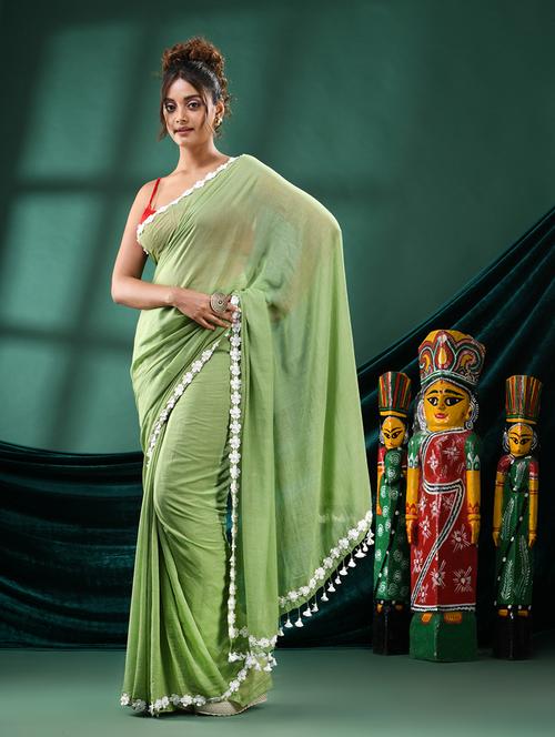 women self design handloom saree - 21161375 - Very Small Image - 1