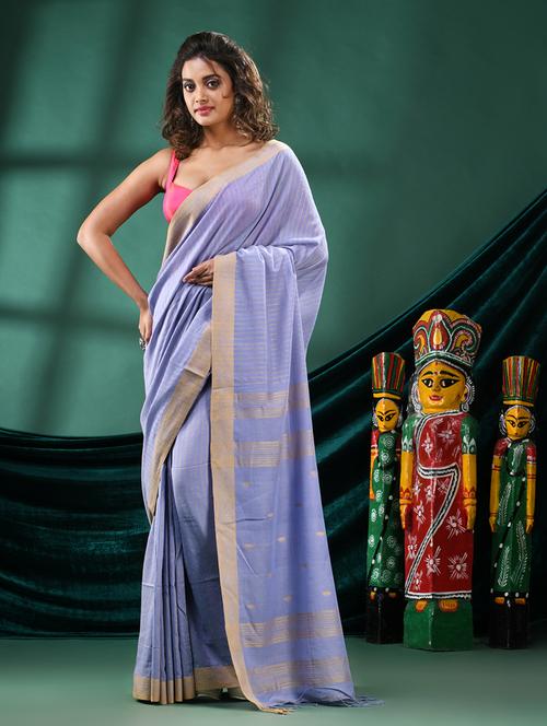 women self design handloom saree - 21161425 - Very Small Image - 1