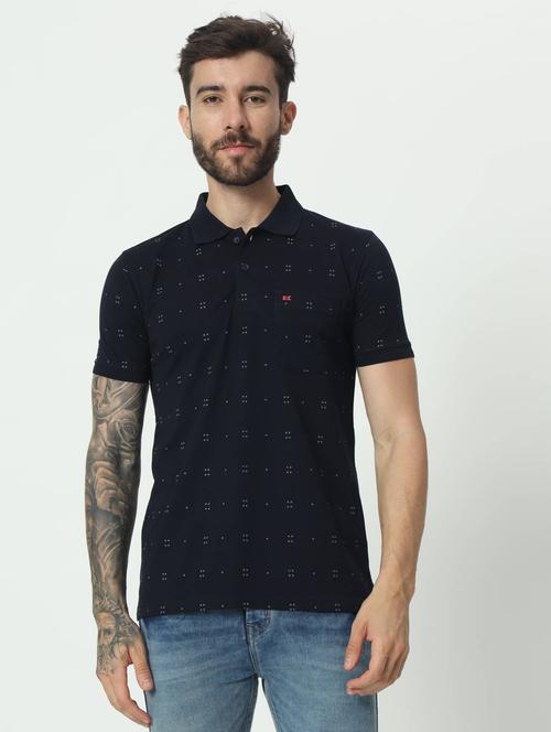 men printed polo t-shirt - 21167248 - Very Small Image - 1