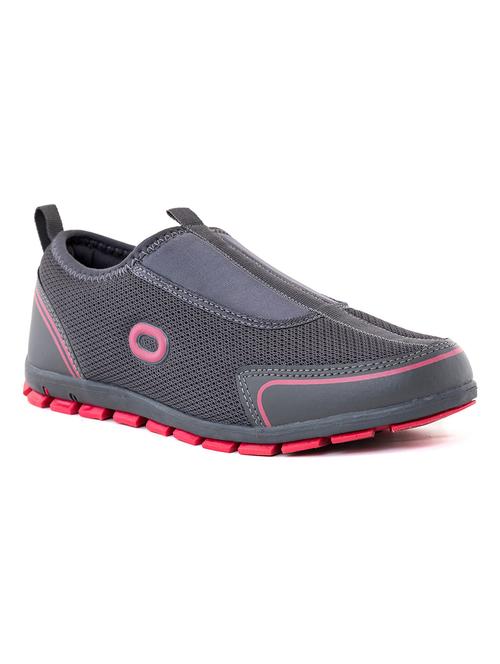 grey fabric laceup sports shoes - 21167511 - Very Small Image - 1