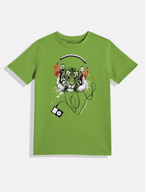 boys round neck printed t-shirt - 21168191 - Very Small Image - 1