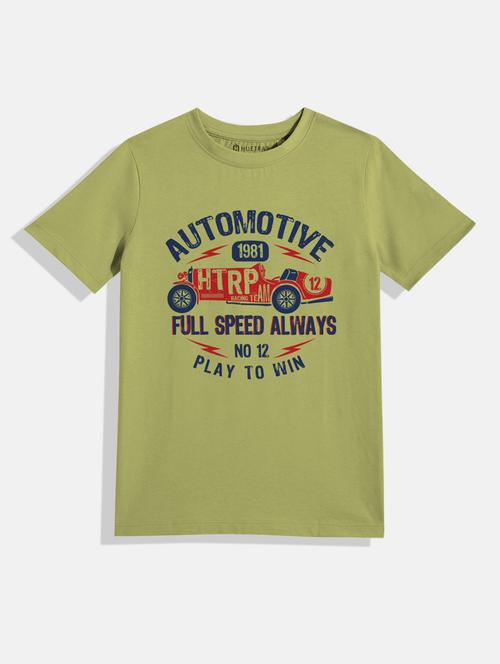 boys round neck printed t-shirt - 21168416 - Very Small Image - 1