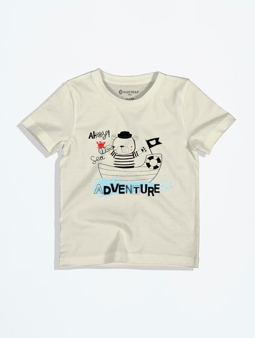 boys round neck printed t-shirt - 21168448 - Very Small Image - 1