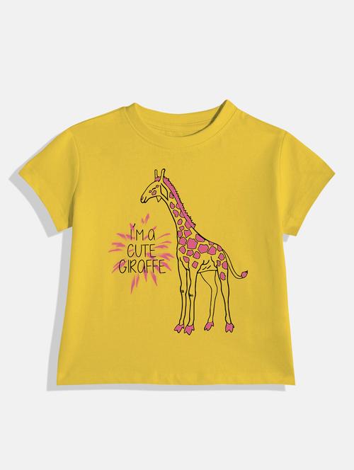 kids front print round neck tee - 21168550 - Very Small Image - 1