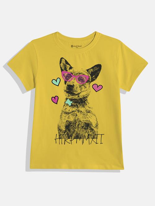 kids front print round neck tee - 21168562 - Very Small Image - 1