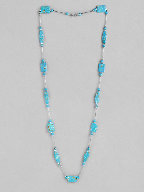 silver-plated beaded necklace - 21169806 - Very Small Image - 1