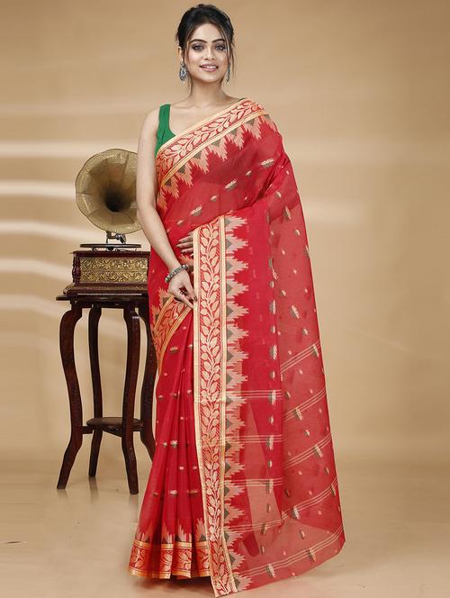 women self-designed tant saree - 21170010 - Very Small Image - 1