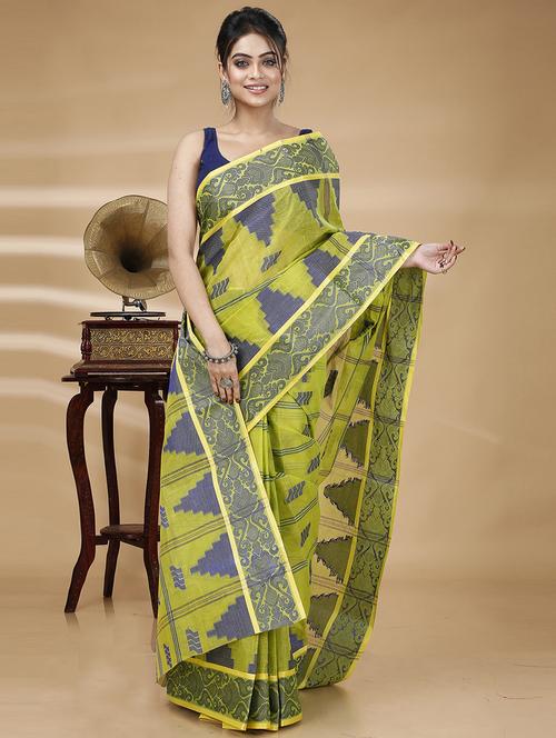 women self-designed tant saree - 21170054 - Very Small Image - 1