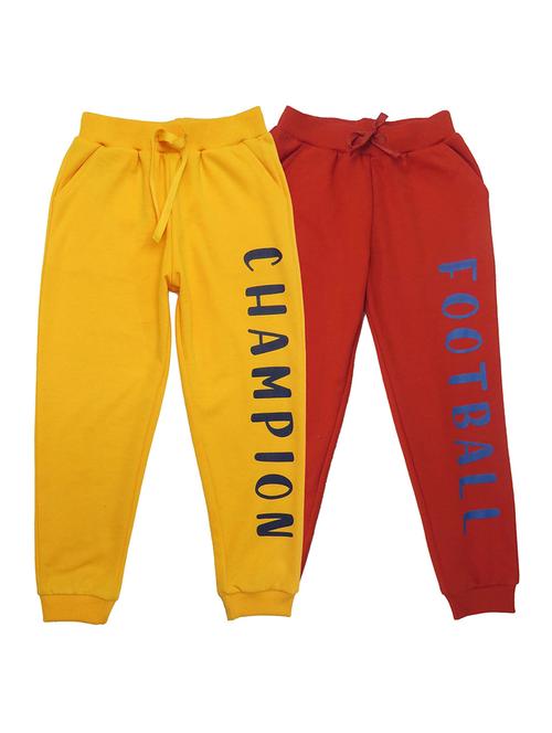boys pack of 2 cotton track pant - 21170086 - Very Small Image - 1