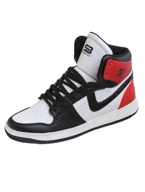 white colourblocked lace up sneaker - 21170558 - Very Small Image - 1