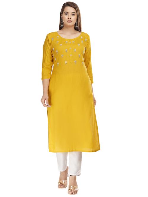 women self design straight kurta - 21170902 - Very Small Image - 1