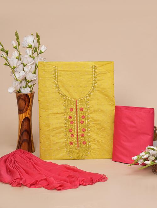 printed unstitched suit set - 21171918 - Very Small Image - 1