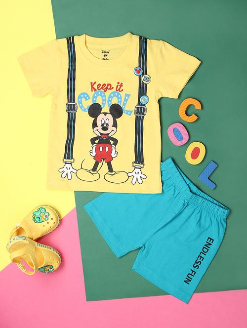 kids printed shorts twin set - 21172217 - Very Small Image - 1