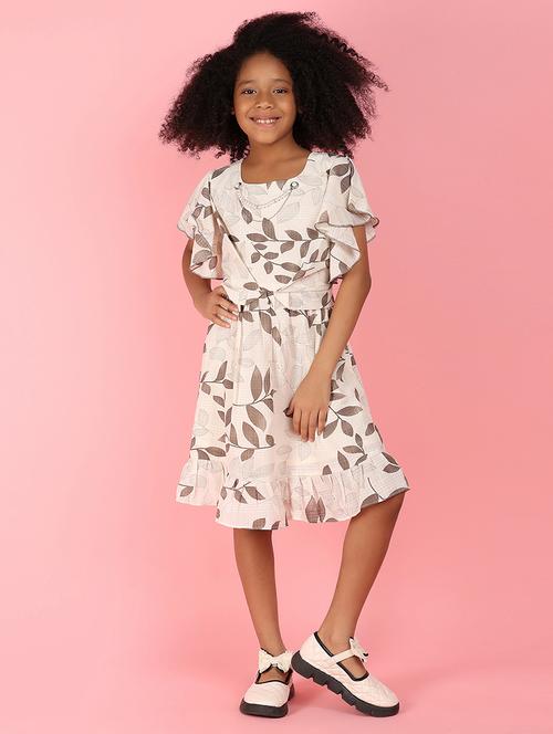 off white acrylic blend frock - 21172223 - Very Small Image - 1