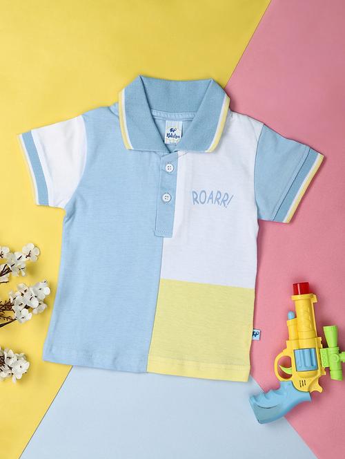kids blue cotton regular t-shirt - 21172406 - Very Small Image - 1