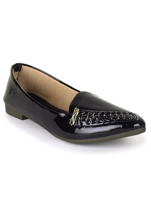 black pu slip on ballerina - 21173805 - Very Small Image - 1