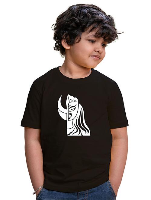 black cotton blend t-shirt - 21174889 - Very Small Image - 1