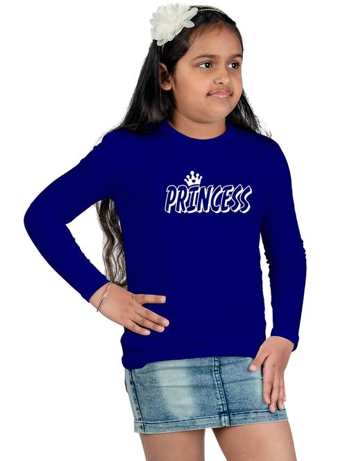 blue cotton blend tee - 21175240 - Very Small Image - 1