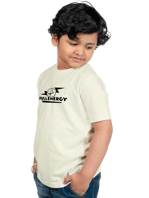 unisex white cotton blend t-shirt - 21175724 - Very Small Image - 1