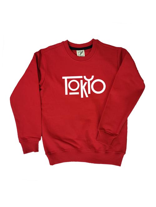 red fleece printed sweatshirt - 21175961 - Very Small Image - 1