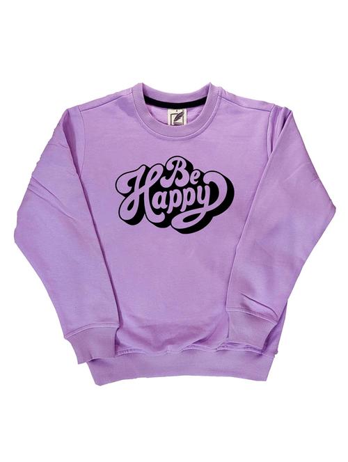 lavender fleece printed sweatshirt - 21175980 - Very Small Image - 1